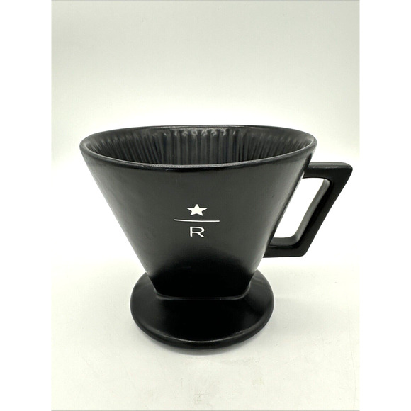 Starbucks Reserve Pour Over Cone / Coffee Drip Black RARE